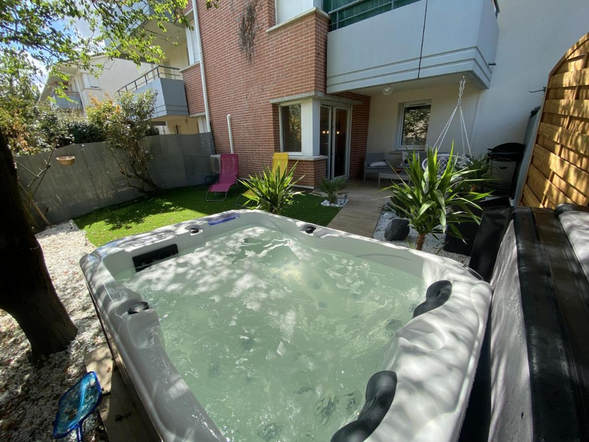 Le Jungle : T2 Avec Jardin Et Jacuzzi Apartment Blagnac Exterior foto