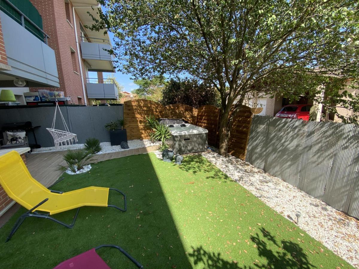 Le Jungle : T2 Avec Jardin Et Jacuzzi Apartment Blagnac Exterior foto